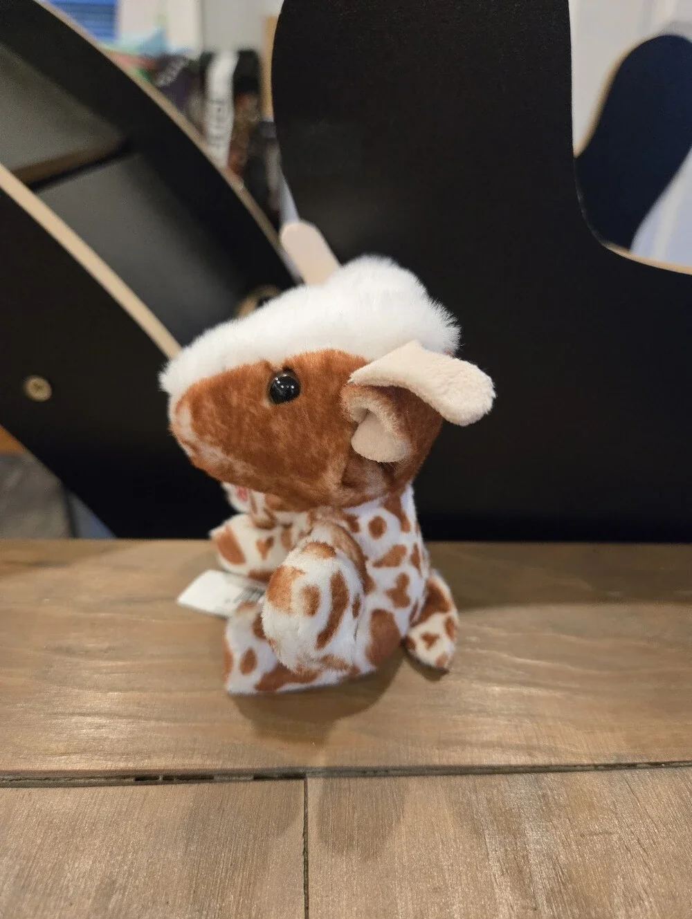 Plush Cow Mini Stuffed Animal Build a Bear Brown and White
